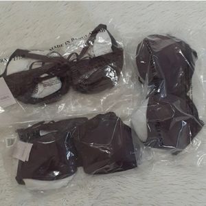 NWT THREE BRAS - AUDEN Daydream Burgundy Mist T-shirt Bra 32D